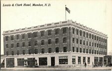 1915. LEWIS & CLARK HOTEL. MANDAN, ND POSTCARD t8 picture