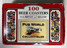 VTG 100 BRITISH PUB COASTERS Boxed Pub World Memorabilia Collection(SEALED) picture