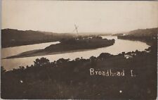 Broadhead Broadback Island West Virginia c1900s RPPC Photo Postcard picture