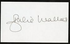 Julie Walters signed autograph auto 3x5 Cut English Actress in Educating Rita picture