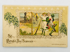 Antique Embossed St. Patrick's Day Souvenir Post Card Printed in Germany picture