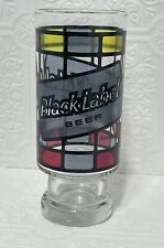 Tough 1970s CARLING BLACK LABEL BEER 6 inch ACL stained glass Tavern Trove picture