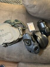*US M17A2 Gas Mask Small MSA with Nylon Carry Bag & Accessories 1985 C8R1 MVW picture