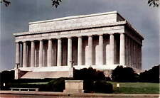 Lincoln Memorial Washington DC tribute Abraham Lincoln Greek Postcard picture