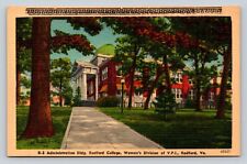 Administration Building College Radford Virginia VA VINTAGE Postcard picture