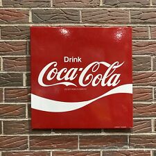 RARE Porcelain Enamel Drink Coca-Cola Sign Dutch Holland Germany Arden Square picture