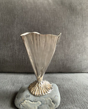 SIGNED RARE CHRISTOFLE SILVER PALM VASE MICHELE OKA DONER LIMITED 1/50 picture