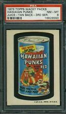 1973 Topps Wacky Packages Hawaiian Punks Juice PSA 8 Punch parody vtg High Grade picture