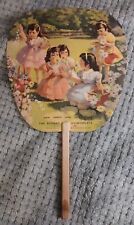Vintage/Rare Advertising Hand Fan For Schmidt's Ice Cream Elkhorn Wis 1930s P11 picture