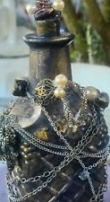 Vintage Decorated Pirate Bottle Chains Stones  Spirits Ghosts Movie Prop Party picture