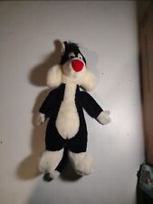 Vintage Warner Bros 1990 Sylvester Plush Stuffed Animal By Mighty Star - Korea picture