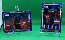 🔥2024 Topps Star Wars Sapphire Edition DUEL OF THE FATES Darth Maul DF-20 DF-16 picture
