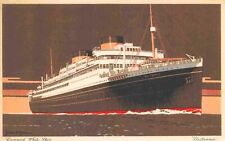 Britannic Ship Cunard White Star Line postcard picture