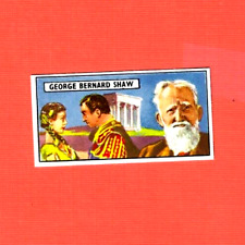 GEORGE BERNARD SHAW   #28   1966 LYONS MAID FAMOUS PEOPLE   MINT picture
