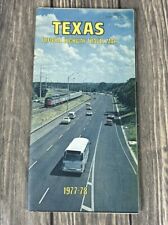 Vintage 1977-78 Texas Official Highway Travel Map Souvenir picture