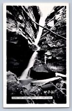 K2/ Logan Ohio RPPC Postcard c40s Hocking Hills Broken Rock Falls 92 picture