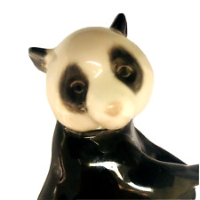 Lomonosov LFZ Porcelain Panda Bear Factory Figurine Made In Russia Sitting Panda picture