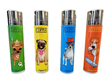 4pack Clipper Classic lighter CP11R Dog design picture