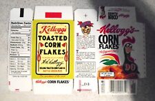 Small Mini Kellogg's Corn Flakes 3/4 oz. Cereal Box 90 Year Pack w/1910 Front picture