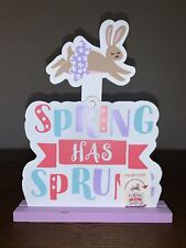 Spring Has Sprung Tabletop Sign - Easter Bunny  (New) (Easter) picture