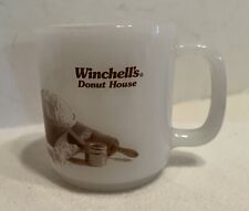 Vtg 1970/80s WINCHELL'S DONUT HOUSE Shop Breakfast Diner Glasbake COFFEE MUG picture