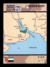 1991 United Arab Emirates 61 Pro Set Desert Storm Trading Card TC CC picture