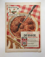 1953 Chef Boy-Ar-Dee Spaghetti And Meatballs, Coffee Vintage Print Ads picture