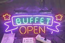 Buffet Open Neon Light Sign 24