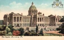 Postcard PA Harrisburg Pennsylvania State Capitol 1908 Vintage PC e6638 picture