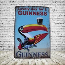 Guinness Beer Vintage Style Tin Metal Bar Sign Poster Man Cave Collectible New picture