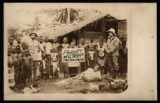 Germany 1913 Kamerun RPPC New Year Native School Postcard Bali Chiefs Nat 105301 picture