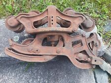 Antique Large Louden Automatic Barn Hay Trolley Pulley picture