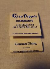 GIAN-PEPPE'S RISTORANTE MATCHBOOK COVER * ST. LOUIS, MISSOURI picture