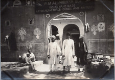 India, Delhi, Allahbusch and Co, Shop, Vintage Silver Print, circa 1920 Vintage Sil picture