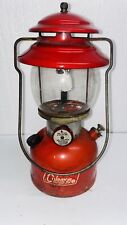 VINTAGE Untested  1966 RED COLEMAN LANTERN 200A Red Letter Globe #550 picture