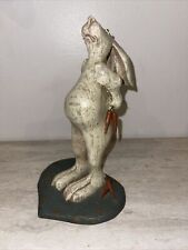 AMERICAN CHESTNUT FOLK ART ERNEST ISN'T HUNGRY ANYMORE PRIMITIVE RABBIT BUNNY picture