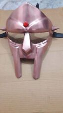 MF Doom Mask Hand-Forged Sca Larp Gladiator MF Doom 18 Gauge Steel Copper Finish picture