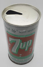 Vintage 1960’s 7up Pull Tab Steel Soda Can - Los Angeles CA picture