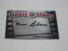 MIMI GIBSON LEGENDARY ACTRESS RARE SIGNED AUTO MOVIE STARS CARD COA  picture