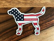 (5 PACK)   American Flag Patriot Dog car magnet 3