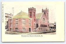 Postcard Presbyterian Church Brookville Pennsylvania c.1910 picture