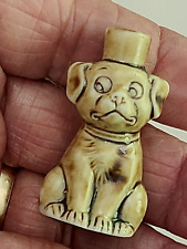 VINTAGE/ANTIQUE  SCHAFER & VATER (?) SCENT BOTTLE TINY DOG-GERMANY #1704 picture