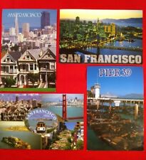 (4) San Francisco Postcards (Unused) 1980s-1990s picture