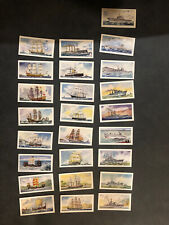 1957 Swettenhams Tea Evolution of Royal Navy England COMPLETE SET of 25 Cards picture