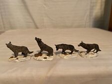 Lemax 2006 Wolf Pack #62266 set of 4 - Retired 2013 picture