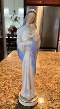 Vintage Holt Howard Virgin Mary & Baby Jesus Statue Figurine Original Sticker picture