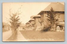 RPPC Rumford Falls ME-Maine, Somerset Street, Real Photo Vintage Postcard picture