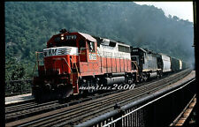 (MZ) DUPE TRAIN SLIDE WESTERN MARYLAND (WM) 3799 ACTION picture