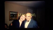 BQ04 ORIGINAL KODACHROME 35MM SLIDE COUPLE POSING AT FORMAL PARTY MAN IN BOW TIE picture