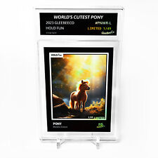 PONY Card 2023 GleeBeeCo Holo Fun (Horse) World's Cutest #PNWR-L /49 Made picture